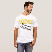 T-shirt La Science ordonne l'habillement (Devant entier)