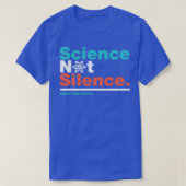 T-shirt La science pas le silence Mars  (Design devant)