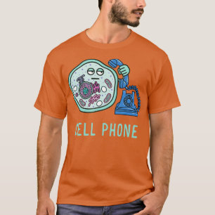 T-shirt La science plaisante Lover Téléphone cellulaire té