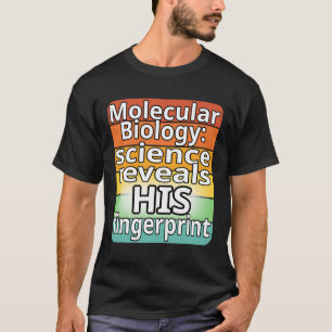 T-shirt La science révèle son empreinte digitale