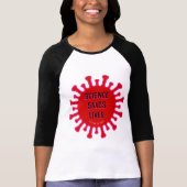 T-shirt La science sauve des vies - aplatir la courbe de C (Devant)