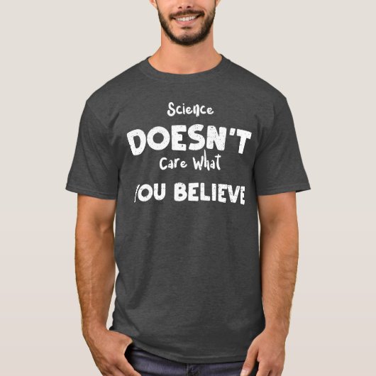 T-shirt La science se fiche de vos amis (Devant)