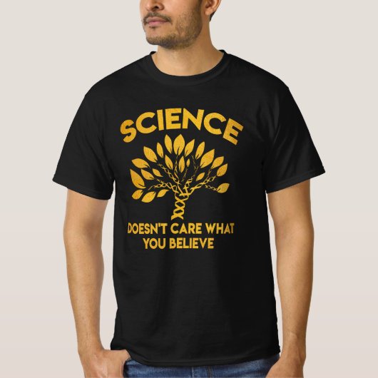 T-shirt La science se moque de ce que vous croyez (Devant)