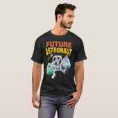 T-shirt La science spatiale Rocket L'avenir de l'univers (Devant entier)