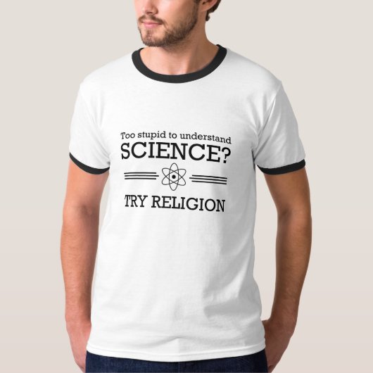 T-shirt La Science trop dur ? (Devant)