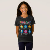 T-Shirt La science vous garde curieux (Devant entier)