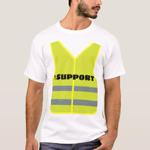 T-shirt La sécurité jaune de gilet conçoivent en foncti