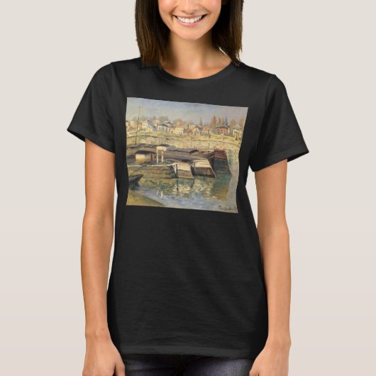 T-shirt La Seine à Asnières par Claude Monet (Devant)