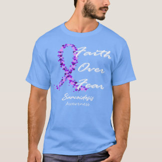 T-shirt La Sensibilisation À La Sarcoïdose À La Peur Dans