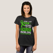 T-shirt La sensibilisation à la Scoliose Nerves Écran vert (Devant entier)