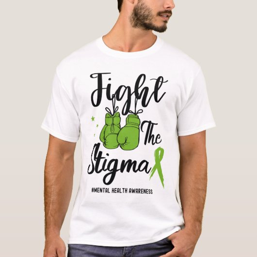 T-shirt La sensibilisation à la stigmatisation de la santé (Devant)