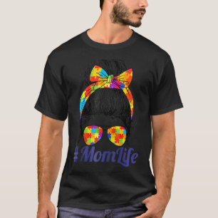 T-shirt La Sensibilisation sur l'autisme autiste Maman Vie