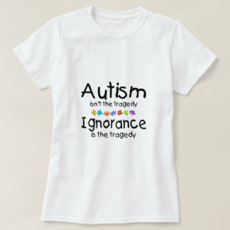T-shirt La sensibilisation sur l'autisme n'est pas la