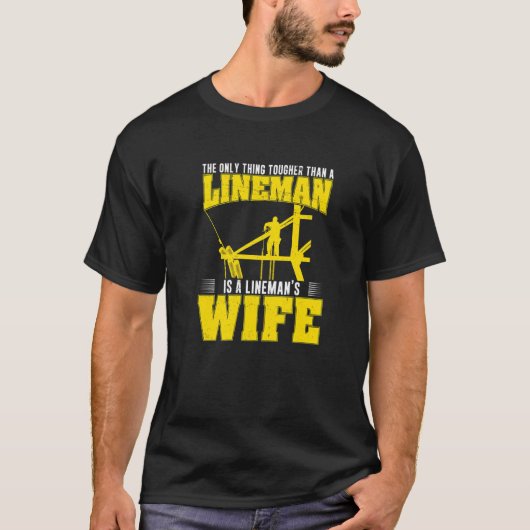 T-shirt La Seule Chose Plus Difficile Qu'un Monteur De Lig (Devant)