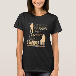 T-shirt La Seule Chose Que J'Aime Plus Qu'Être Un Vétéran