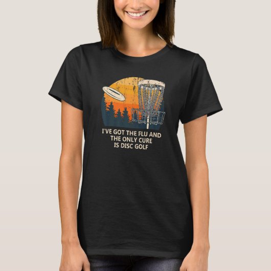 T-shirt La Seule Solution Est Le Golf Disc Golf Golfer Hum (Devant)