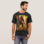 T-shirt La silhouette emblématique d'un simple pain rustiq (Devant entier)