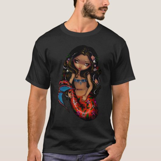 T-shirt La Sirena - chemise de sirène (Devant)