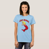 T-shirt La sirène cajun (Devant entier)