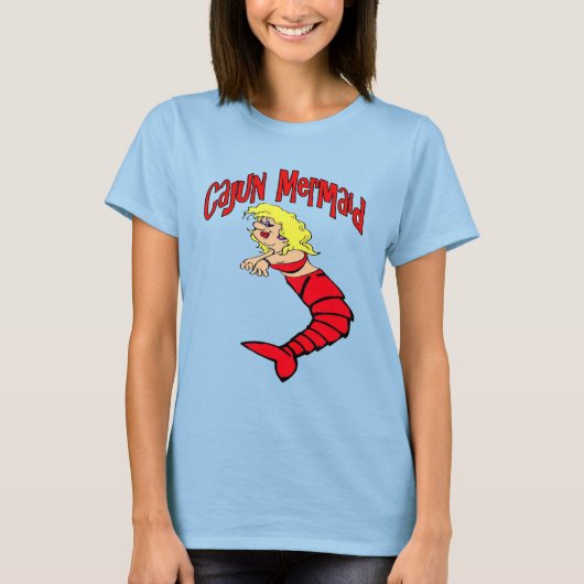 T-shirt La sirène cajun (Devant)