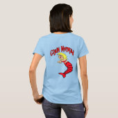 T-shirt La sirène cajun (Dos entier)