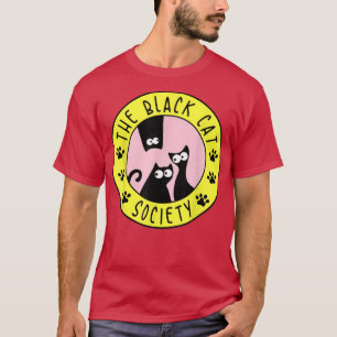 T-shirt La Société des Chats Noirs Drôle Amoureux des chat