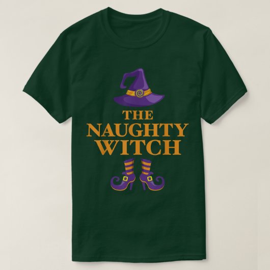 T-shirt La sorcière coquine (Design devant)