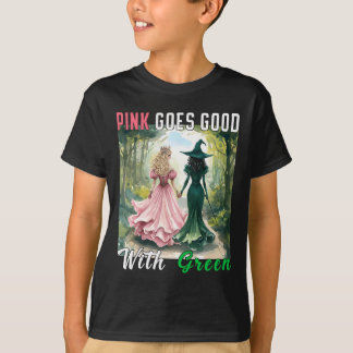T-shirt La Sorcière Rose Va Bien Avec La Sorcière Hallowee