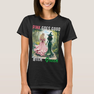 T-shirt La Sorcière Rose Va Bien Avec La Sorcière Hallowee