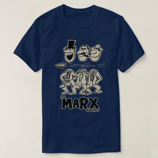 T-shirt La soupe de canard Marx Brothers (Design devant)