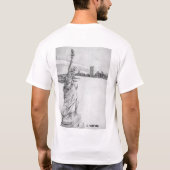 T-shirt La statue de la liberté (Dos)