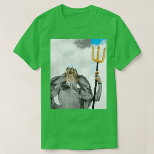 T-shirt La statue grecque Zeus (Design devant)