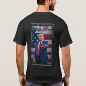T-shirt La stupidité n'est pas une qualification - Trump s (Dos)