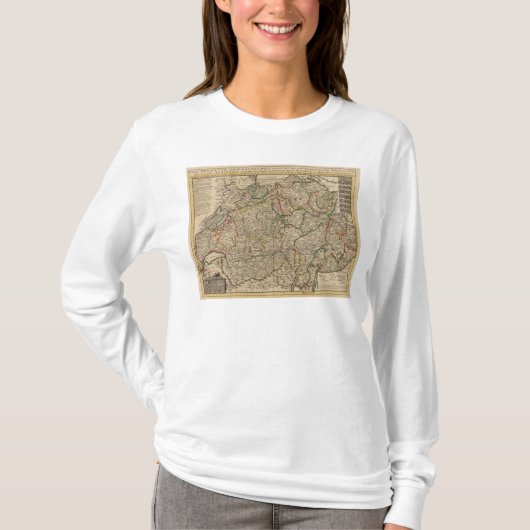 T-shirt La Suisse a gravé la carte (Devant)