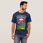 T-shirt La Suisse aligne l'Europe (Devant entier)