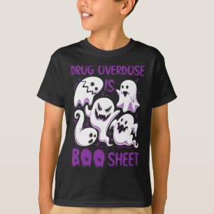 T-shirt La surdose de drogue est Botte feuille pourpre Boo