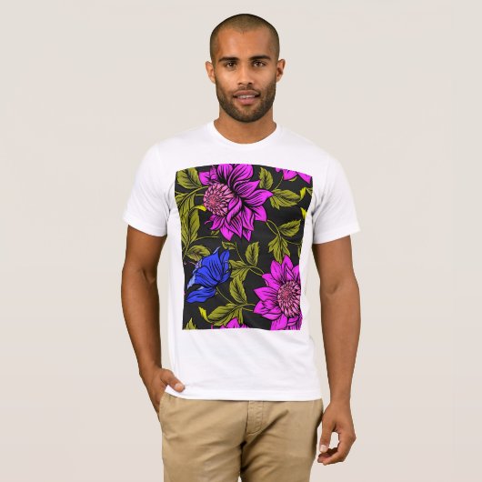 T-shirt La surprise florale (Devant entier)