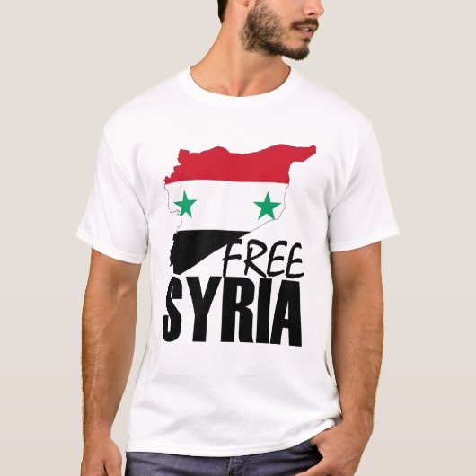T-shirt La Syrie libre (Devant)