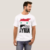 T-shirt La Syrie libre (Devant entier)