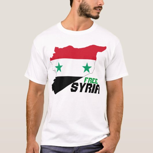 T-shirt La Syrie libre (Devant)