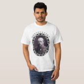 T-shirt La T-Merde blanche des hommes de Dostoyevsky (Devant entier)