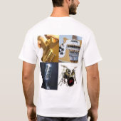 T-shirt La tache rétrospective de poche de couverture avec (Dos)