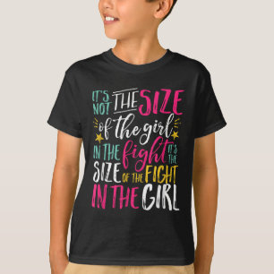 T-shirt La taille du combat dans la fille irrationnelle se