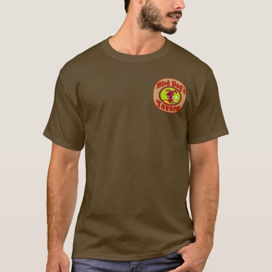 T-shirt La taverne des oiseaux (Devant)