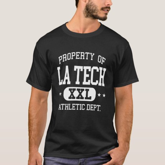 T-shirt LA Tech Retro Athletic Propriété Dept 1 (Devant)