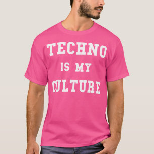 T-shirt La techno est ma culture Musique électronique de d