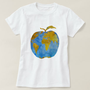 T-shirt La terre Apple