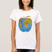T-shirt La terre Apple (Devant)