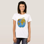 T-shirt La terre Apple (Devant entier)