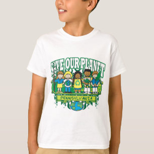 T-shirt La terre badine la Pennsylvanie